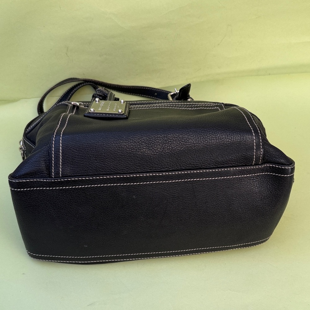 Vintage Dolce & Gabbana Black Leather Via San Damiano,7 - Milano Italia Tote Bag - Picture 11 of 16